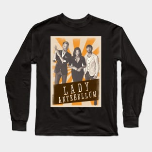 Vintage Aesthetic Lady Antebellum 80s Long Sleeve T-Shirt